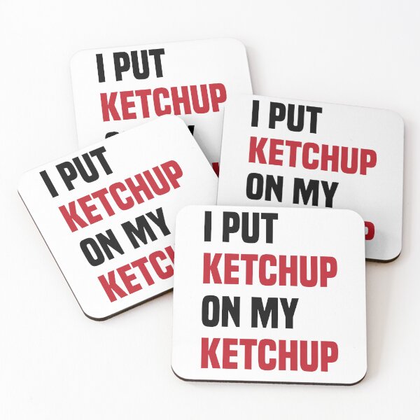 Aperçu de l'œuvre Je mets du ketchup sur mon ketchup Funny Food Joke créée et vendue par medbdj.