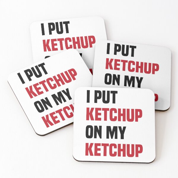 Aperçu de l'œuvre Je mets du ketchup sur mon ketchup Funny Food Joke créée et vendue par medbdj.