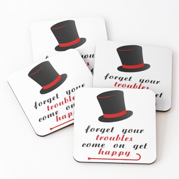 Item preview, Forget your troubles, c_mon get happy Fitted  designed and sold by MyBishbashbosh.