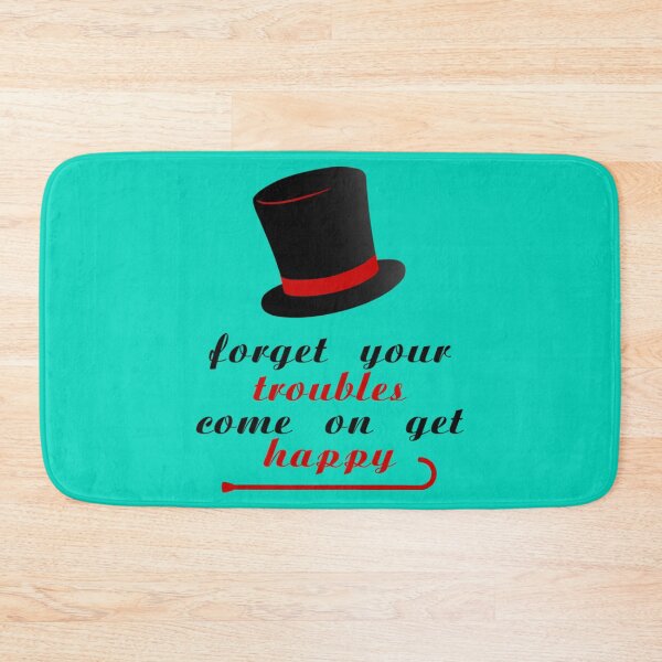 Item preview, Forget your troubles, c_mon get happy Fitted  designed and sold by MyBishbashbosh.