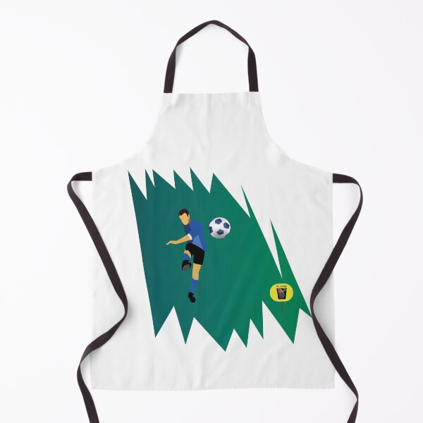Item preview, Blue shirt football player / Soccer player with a Ball. designed and sold by NS-Design-Shop.