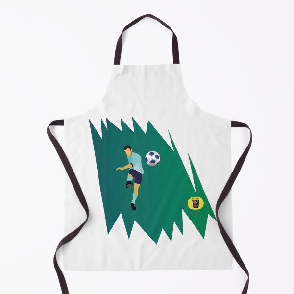 Item preview, Light Blue shirt football player / Soccer player with a Ball. designed and sold by NS-Design-Shop.