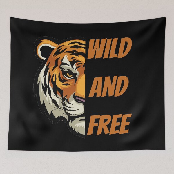 Item preview, Wild And Free Tiger designed and sold by Nesro34.
