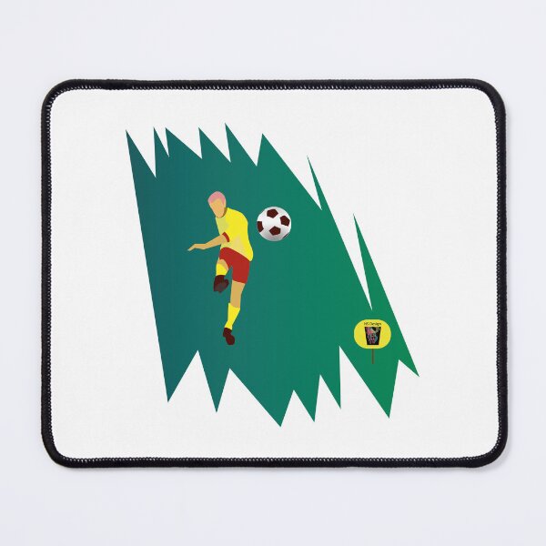 Item preview, Yellow shirt football player / Soccer player with a Ball. designed and sold by NS-Design-Shop.
