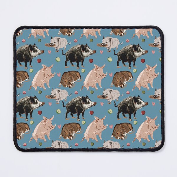 Item preview, Pig pattern in Blue designed and sold by EskTuulispaa.