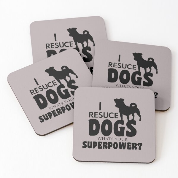 Item preview, I Rescue Dog Whats Your Superpower funny dogs quotes for dog lover designed and sold by randomdogshirt.