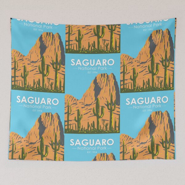 Item preview, Saguaro National Park Arizona Beehive Peak Vintage designed and sold by KrisSidDesigns.