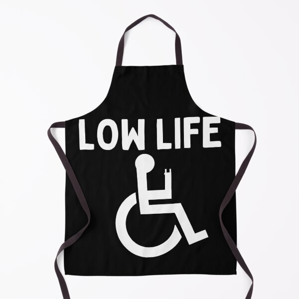 Item preview, Low Life Funny Disability Awareness Handicap designed and sold by ttuniques.
