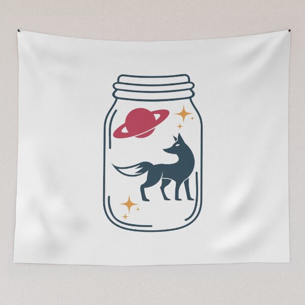 Item preview, Cute Fox In Space designed and sold by MoaaStore.