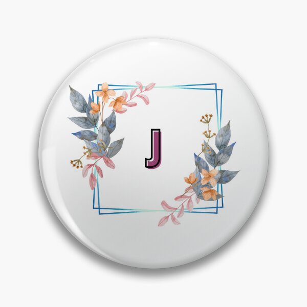 Item preview, Initial J Flowers Design, Monogram with Flowers, Initial Gifts for Her- designed and sold by bartdesigner.