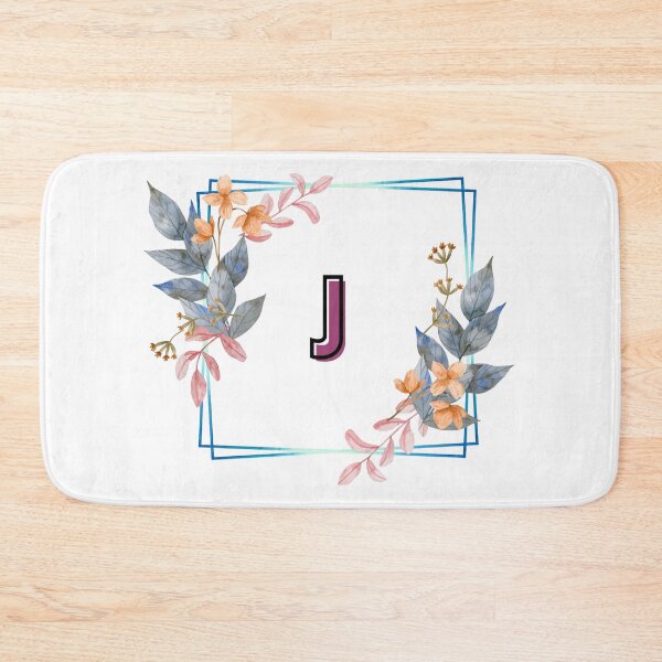 Item preview, Initial J Flowers Design, Monogram with Flowers, Initial Gifts for Her- designed and sold by bartdesigner.