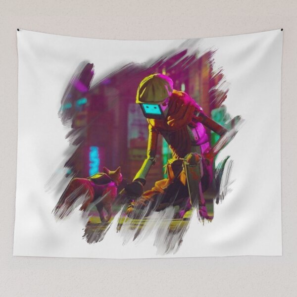 Item preview,  Stray Game - Cat Game- cat with machine  designed and sold by Alshoalla.