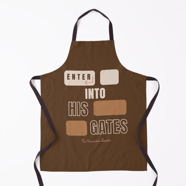 Item preview, ENTER into His Gates - Brown designed and sold by TheReporter1.