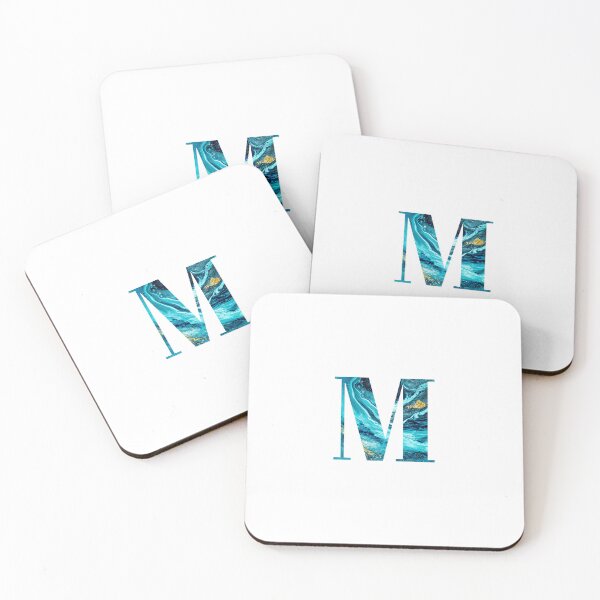 Item preview, The Letter M Marble Font designed and sold by smiledeer78.