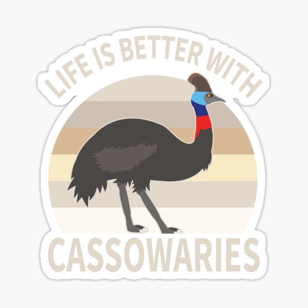 Item preview, Cute Cassowary Lover Life Is Better With Cassowaries designed and sold by eternallygifted.