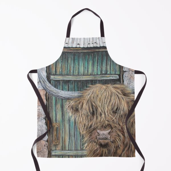 Item preview, Highland Cow By Barn Door designed and sold by Jean Plout.