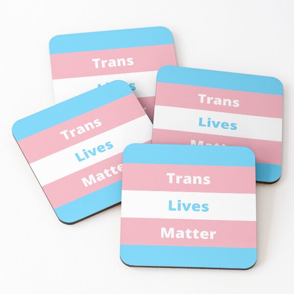 Item preview, Trans Lives Matter Multi Color Text designed and sold by Transitionslive.