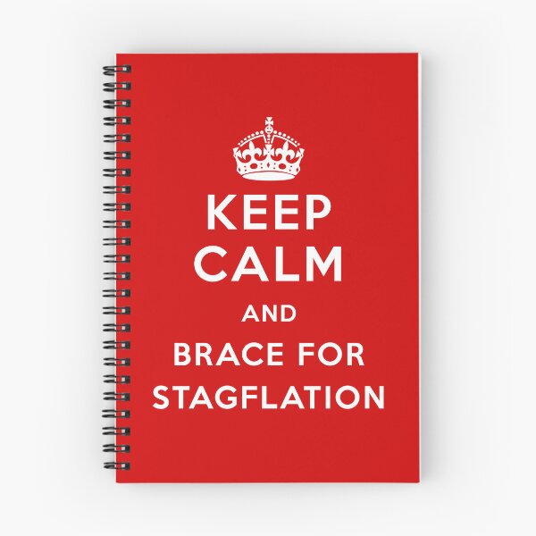 Item preview, Keep calm and brace for stagflation designed and sold by BubbleManShop.