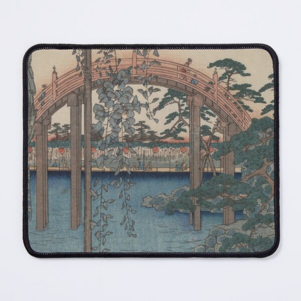 Item preview, Wisteria at Kameido Tenjin Shrine Beautiful Japanese Design designed and sold by Yumede.