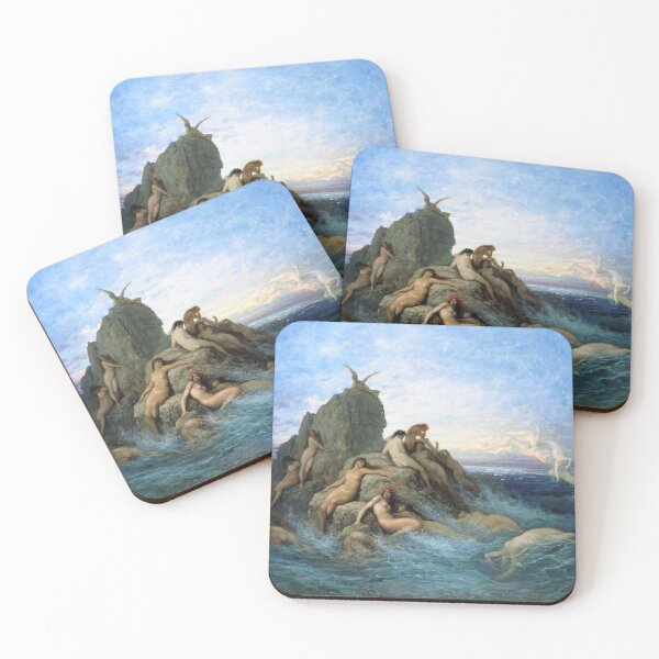 Item preview, Les Oceanides Les Naiades de la mer,Gustave Dore or Doré Dante designed and sold by TeeARTHY.
