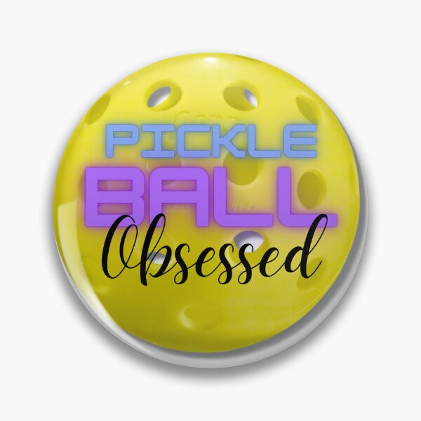 Item preview, Pickle ball obsessed game tennis tshirt, sticker, hat, mug pickle ball sticker designed and sold by Paintingladycat.