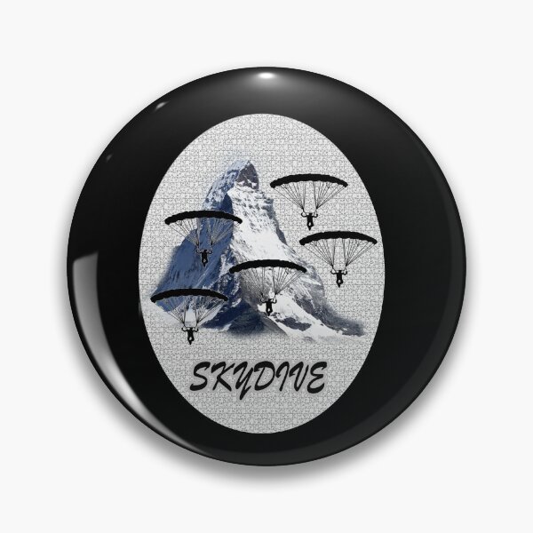 Item preview, skydive-grey circle designed and sold by softseller.