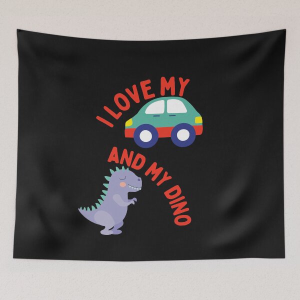 Artikelvorschau, Ich liebe mein Auto und meinen Dino. Design für Kinder entworfen und verkauft von bernd49.