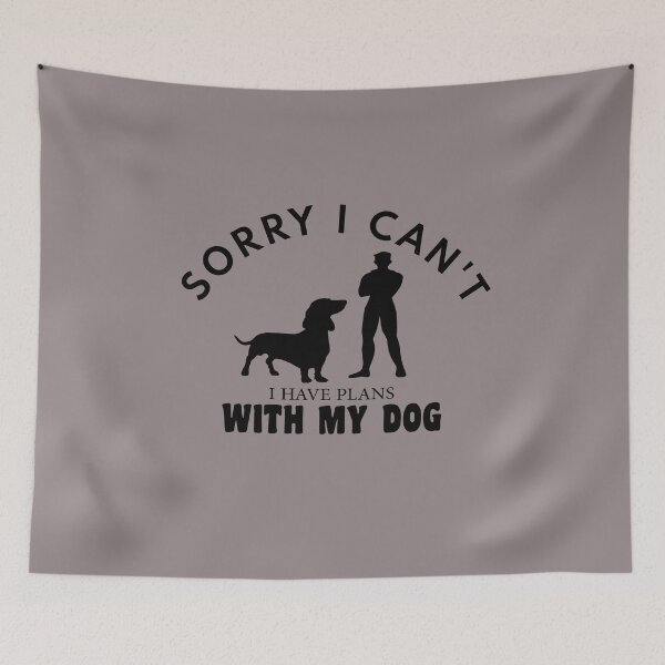 Item preview, dog meme,sorry i can't i have plans whith my dog funny dogs quotes for dog lover designed and sold by randomdogshirt.