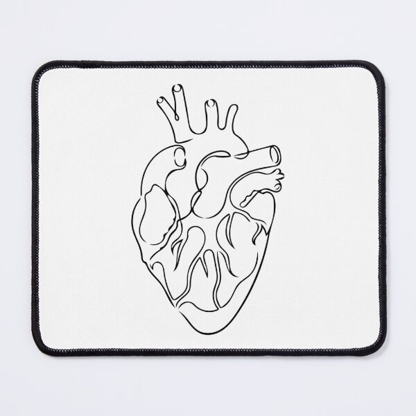 Item preview, Heart Line Art - Minimalist designed and sold by Lineart-Arts.