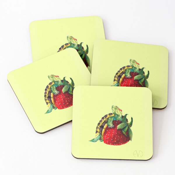 Item preview, Turtle and Strawberry designed and sold by RadiantMedia.