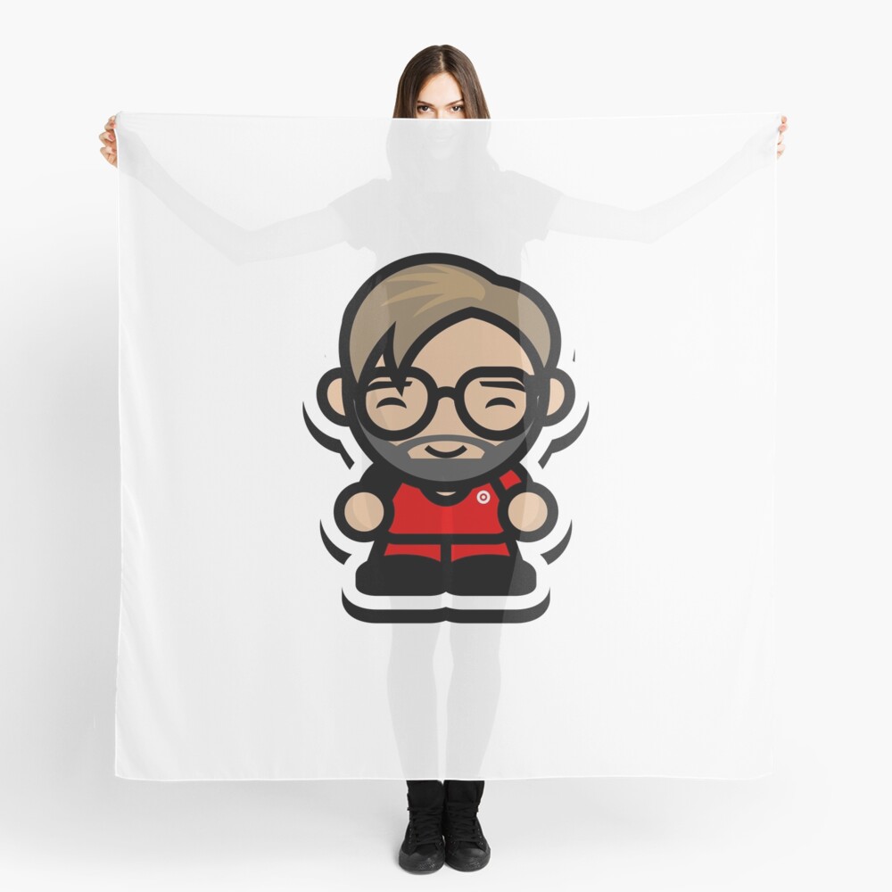 "Happy Jurgen Klopp (Liverpool)" Scarf by footballproud Redbubble