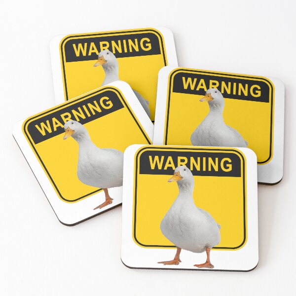 Item preview, Warning Funny Duck designed and sold by FarmTheLife.