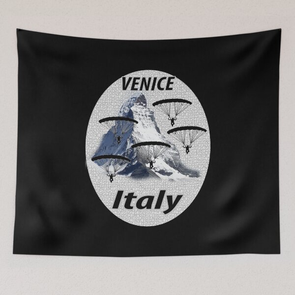 Item preview, skydive VENICE-ITALY- grey circle designed and sold by softseller.