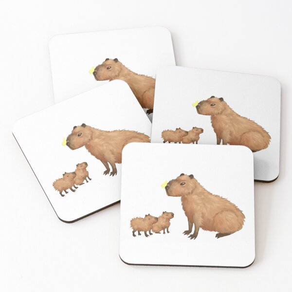 Item preview, Kopie von capybara with babys designed and sold by Stine Maahs.