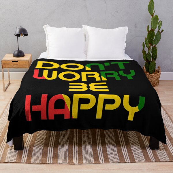 Item preview, Don't Worry But Be Happy Rasta Reggae Jamaica Theme designed and sold by hardrhubarb1587.