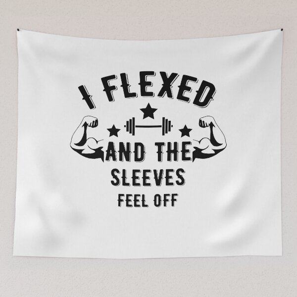 Item preview, I Flexed And The Sleeves Fell Off - Funny Gym  Quote  designed and sold by Raiko-art.