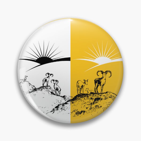 Item preview, Grazing goats and sunrise designed and sold by Fadwalana99.