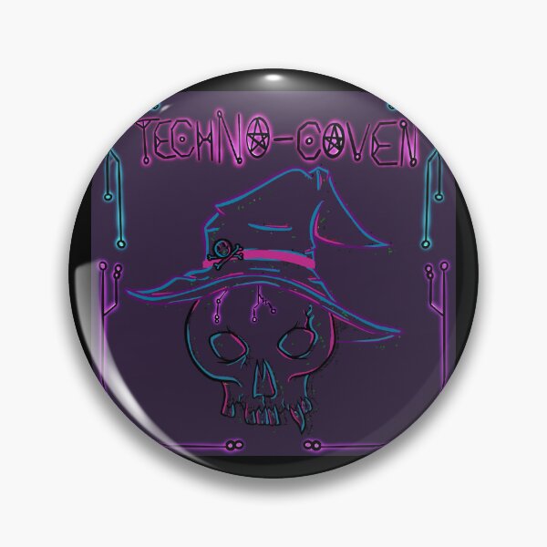 Item preview, The Witch Skull, Techno-Coven GothCon 2022 designed and sold by ZombieCheshire.