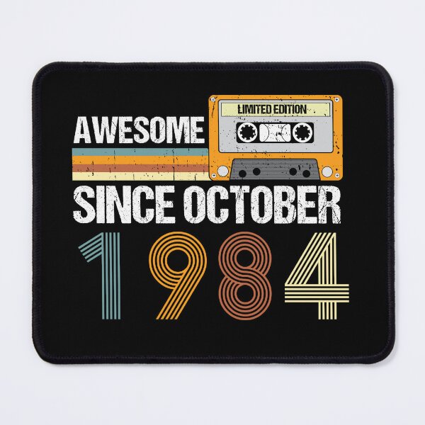 Item preview, Awesome Since October 1984 | 38th Birthday Gifts | 38 Years Old Gifts designed and sold by AMINE  ★★★★★.