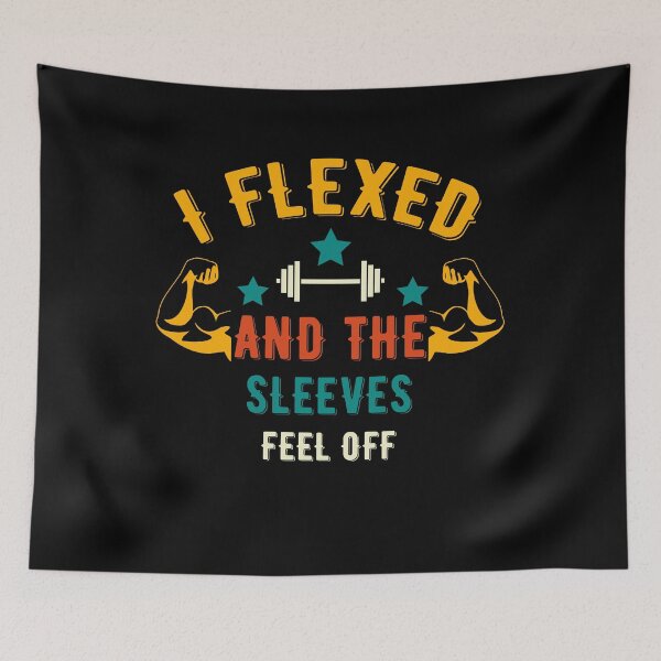 Item preview, I Flexed And The Sleeves Fell Off - Funny Gym  Quote  designed and sold by Raiko-art.