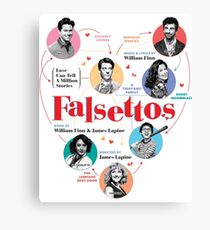 Falsettos 2016 Poster Canvas Print