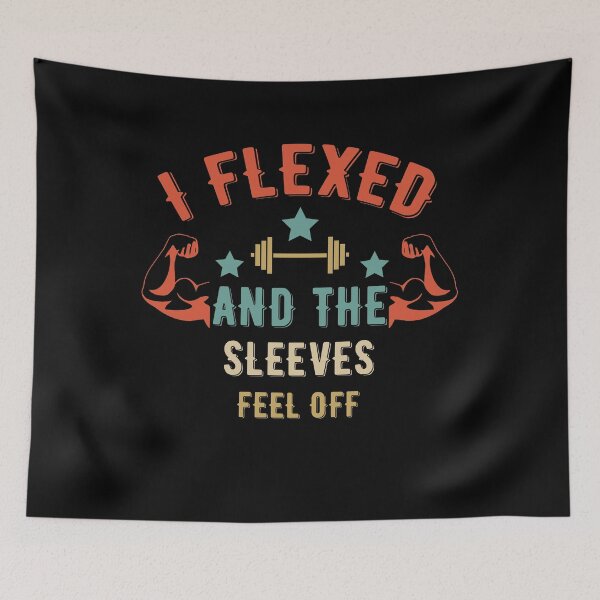 Item preview, I Flexed And The Sleeves Fell Off - Funny Gym  Quote  designed and sold by Raiko-art.