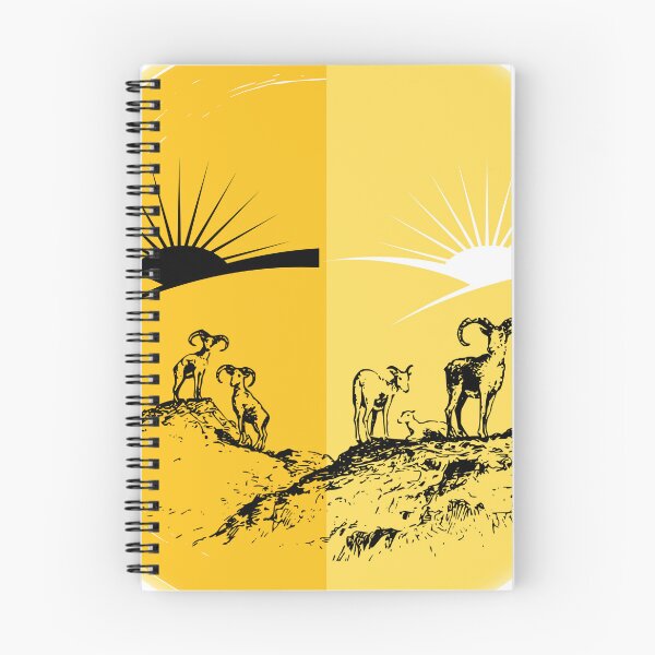 Item preview, Sunrise and grazing goats. designed and sold by Fadwalana99.