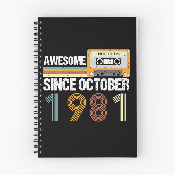Item preview, Awesome Since October 1981 | 41th Birthday Gifts | 41 Years Old Gifts designed and sold by AMINE  ★★★★★.