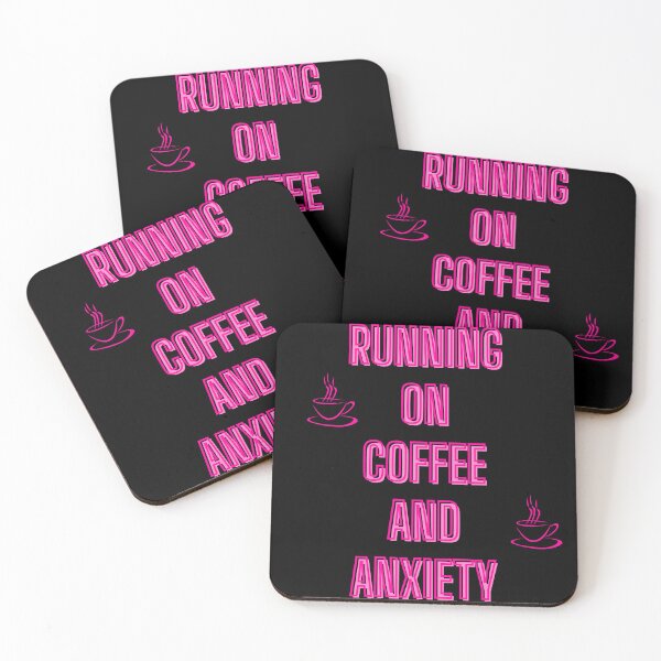 Item preview, Running on coffee and anxiety - back to school designed and sold by kozetin.