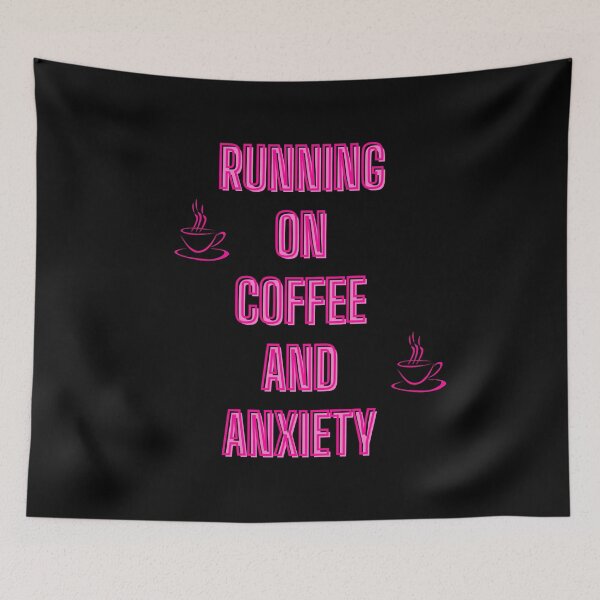 Item preview, Running on coffee and anxiety - back to school designed and sold by kozetin.