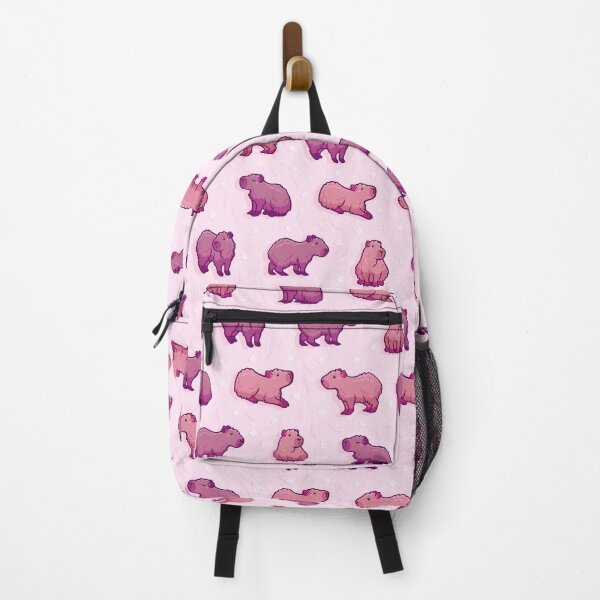 Vista previa del artículo con la obra «Carpincho 2 {rosa}», diseñado y vendido por Macbendigo.