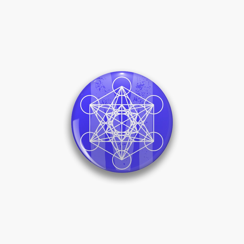 "Metatron Metatron's Cube Blue Black Sacred Geometry Merkabah Ascension ...