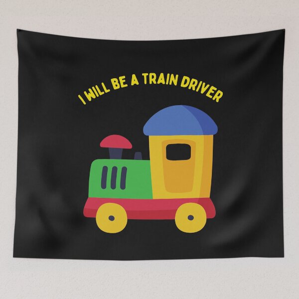 Item preview, I will be a train driver i will be a train driver design for kids birthday party designed and sold by bernd49.