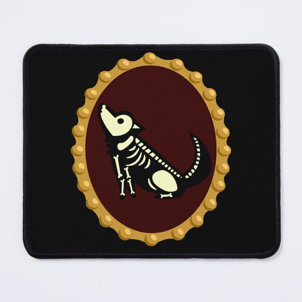Item preview, Cute Wolf Skeleton Cameo designed and sold by ChiweenieHobbit.